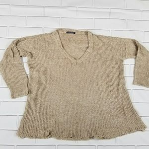 Brandy Melville One Size Light Brown Sweater